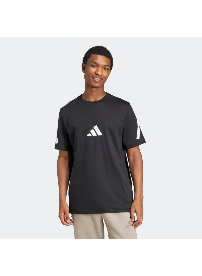Adidas M Z.N.E. Tee Black Training T-Shirts For Men Xs