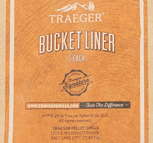 Traeger Grills BAC407 Grease Bucket Liner Grill Accessory, 5 Count - Image 4