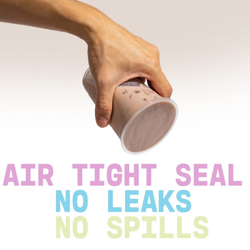 WYZworks Cup Sealer Film Clear, Seals 3275 cups per roll @ 90mm-105mm, Bubble Boba Milk Tea Lid Sealing Film for PP Plastic Cups - Image 2