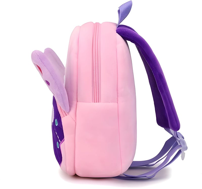 Delicado Cute Small Toddler Kids Preschool Backpack butterfly design Nursery Preschool Playschool School Picnic Travelling Bag for Baby Boy Girl Age 2-5 Years - Image 3