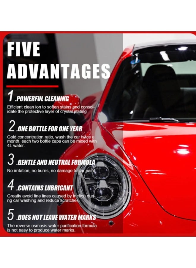 Highly Concentrated Car wash Liquid Car Beauty Decontamination Polishing High Foaming Cleaner 100ml - Image 5