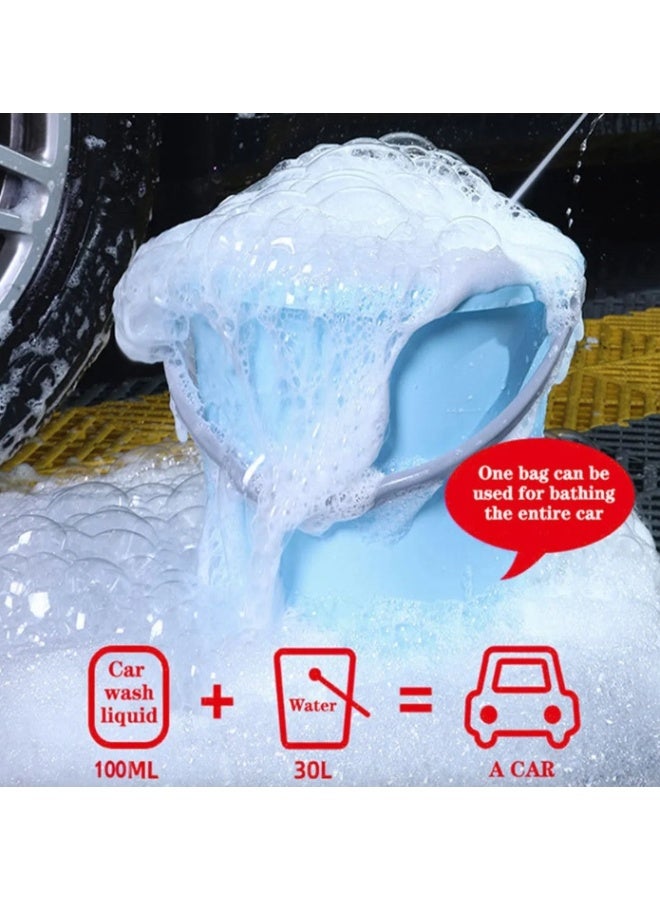 Highly Concentrated Car wash Liquid Car Beauty Decontamination Polishing High Foaming Cleaner 100ml - Image 2