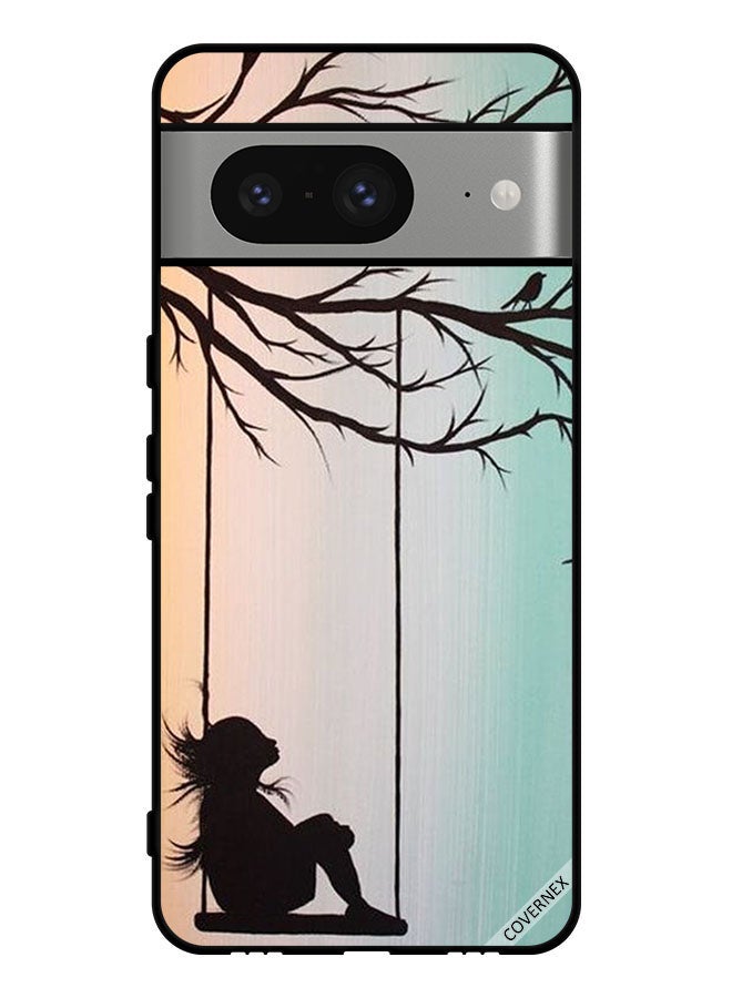 Covernex Protective Case Cover For Google Pixel 8 Sad Little Girl Art Paint - Image 1