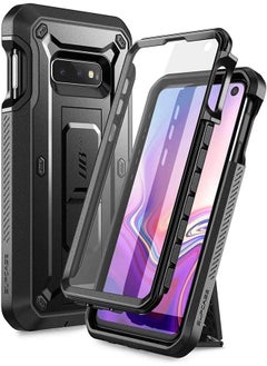 Unicorn Beetle Pro Series Designed For Samsung Galaxy S10E Case 2019 Release Full Body Dual Layer Rugged With Holster And Kickstand With Built In Screen Protector Black