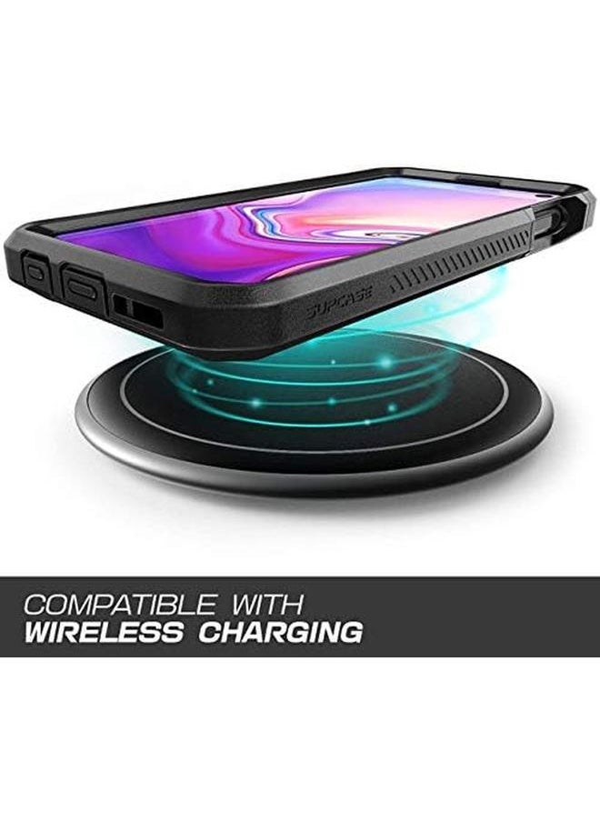 SupCase - Unicorn Beetle Pro Series Designed For Samsung Galaxy S10E Case 2019 Release Full Body Dual Layer Rugged With Holster And Kickstand With Built In Screen Protector Black - Image 1
