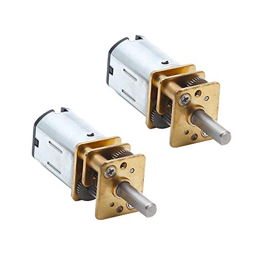 Augiimor 2PCS DC 6V 200RPM Speed Reduction Motor N20 3mm Shaft Mini Metal Gearwheel Gear Motor with Full Metal Gearbox Micro Motor - Image 5