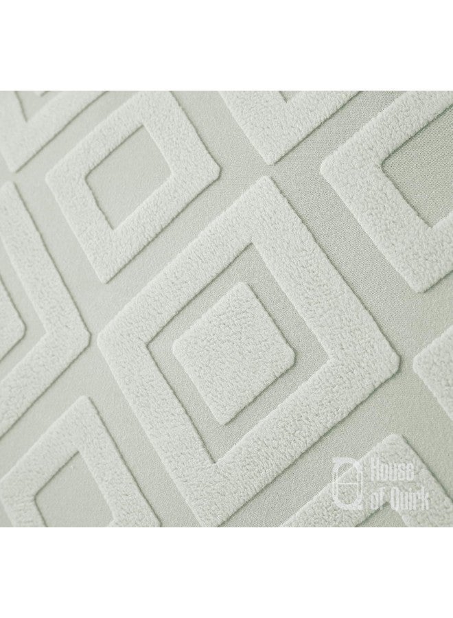 هاوس أوف كويرك غطاء أريكة House of Quirk Universal مزدوج المقعد من القماش الجاكار بملمس ماسي 220 جرام لكل متر مربع غطاء ناعم الملمس للأريكة غطاء أريكة مرن قابل للتمدد (دخاني، 145-185 سم) - Image 3