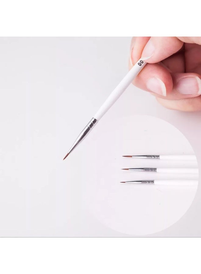 Keep Smiling Mini Detail Liner Brush Set for Fine Precision Painting - Image 2