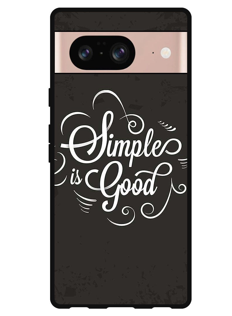 Theodor Protective Case Anti Scratch Shock Proof Bumper Cover For Google Pixel 8 Simple Is Good - Image 1