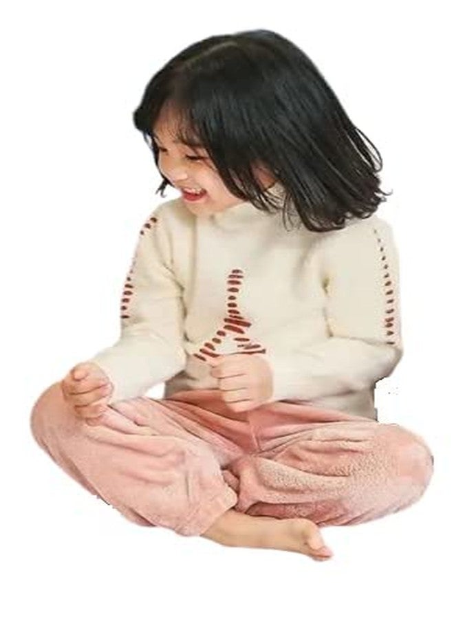 SHAPERX Baby Boys and Girls Loose Fit Woolen Pajama for Toddlers Track Pants Infants Lowers Bottom Assorted Colour Pack of 1 (7 to 9) - Image 5