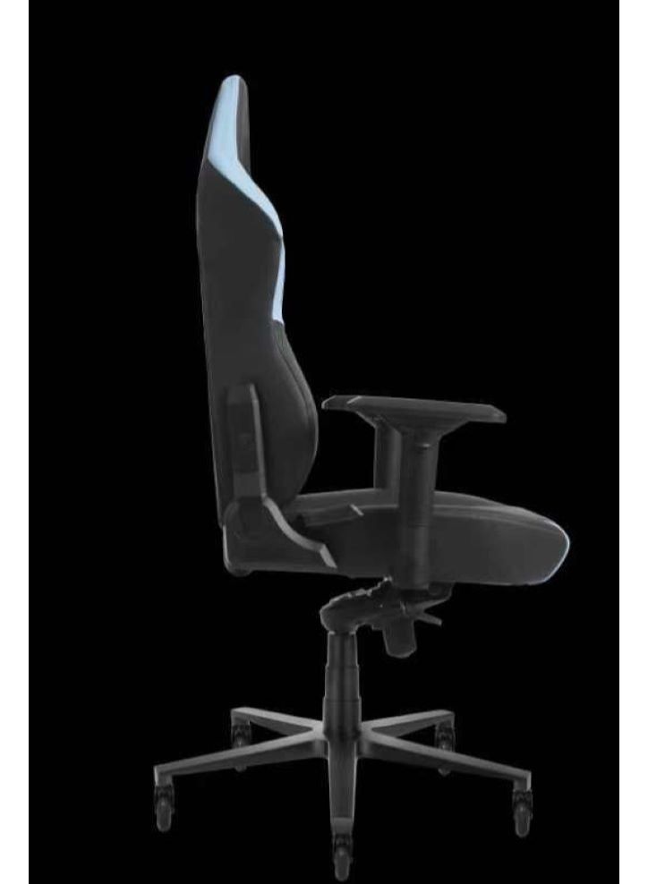Generic Dazzle - Gaming Chair - Black (High quality PU leather and carbon fiber, powder coated steel seat frame, polyurethane foam)  - Image 3
