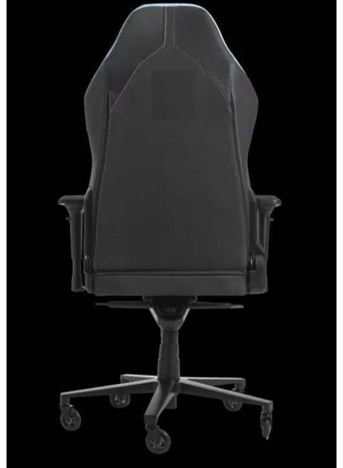 Generic Dazzle - Gaming Chair - Black (High quality PU leather and carbon fiber, powder coated steel seat frame, polyurethane foam)  - Image 2