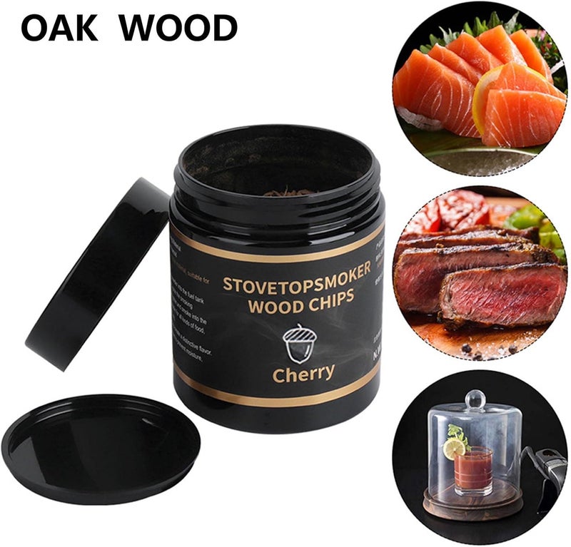 klarako Cocktail Smoker with Wood Chips Smoked Old Fashioned Cold Smoker for Cocktail, Whiskey, Wine, Bourbon , Cheese, Meat, Cocktail Smoking Kit Natural Wood Shavings (Oak Wood Shavings) - Image 2