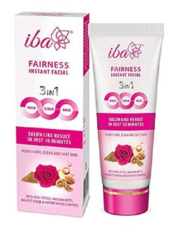 Fairness Instant Facial (3In1 Mask Scrub Facial Wash) 100G L Removes Tan L Brightens Skin L Gives Instant Glow - pzsku/ZCFE6CD1F76FFD1E0E3DCZ/45/_/1654198365/0e60214b-cf7a-4869-8967-cc722b5dd5a4