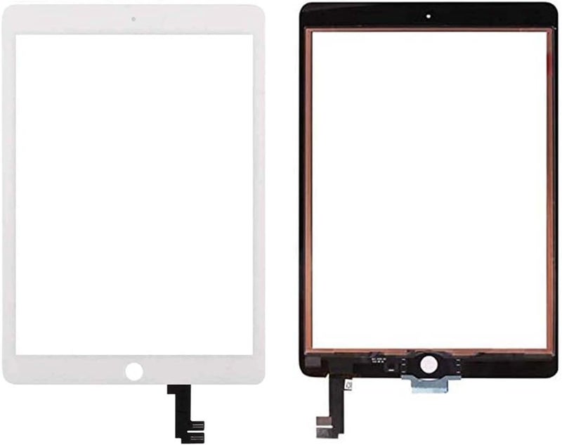 Zentop بديل زجاج شاشة اللمس لجهاز آيباد إير 2 الجيل الثاني باللون الأبيض موديل A1566 1567 مع لاصق + مجموعة أدوات الإصلاح (فقط للأشخاص المحترفين، لا تشمل شاشة LCD) - Image 2