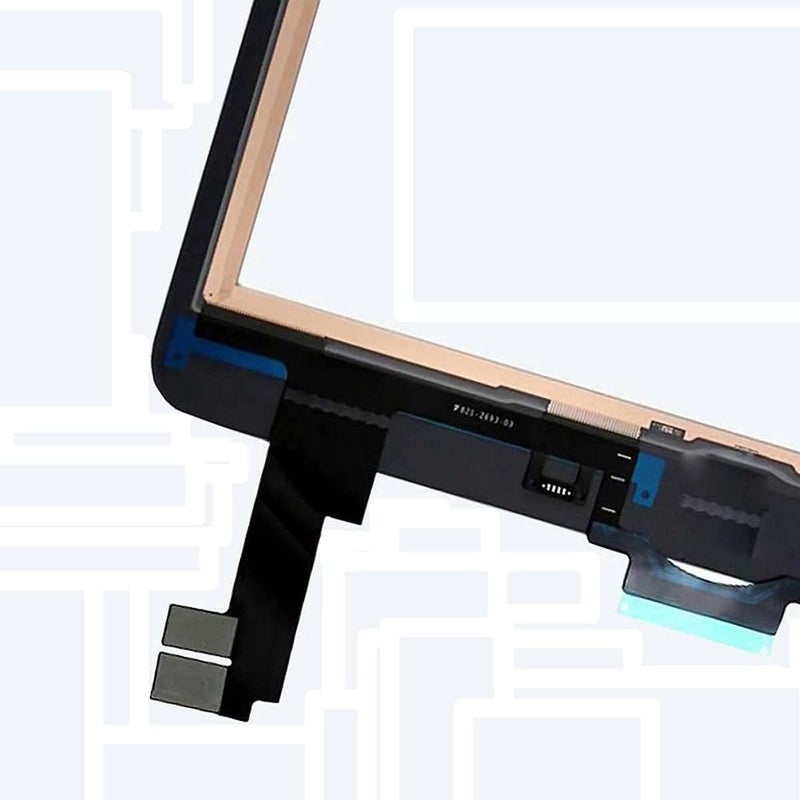 Zentop بديل زجاج شاشة اللمس لجهاز آيباد إير 2 الجيل الثاني باللون الأبيض موديل A1566 1567 مع لاصق + مجموعة أدوات الإصلاح (فقط للأشخاص المحترفين، لا تشمل شاشة LCD) - Image 5