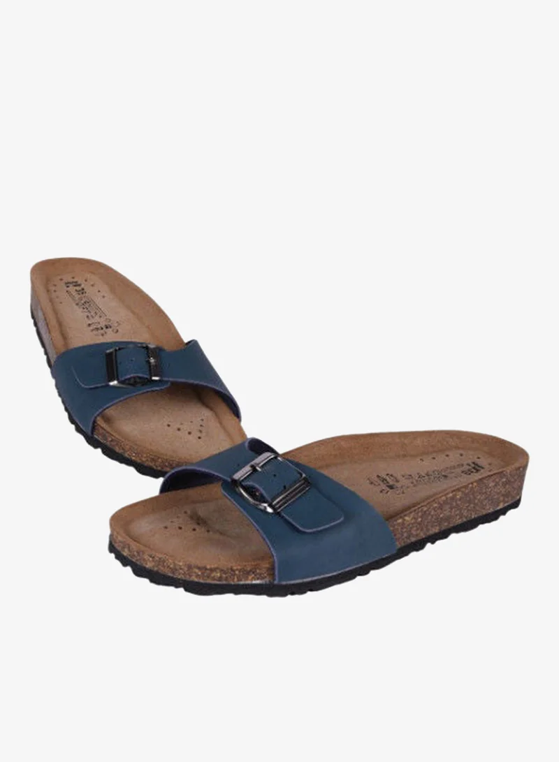 BiOCHIC Biochic Ladies Single Strap Sandals 012-474 237K-Blue