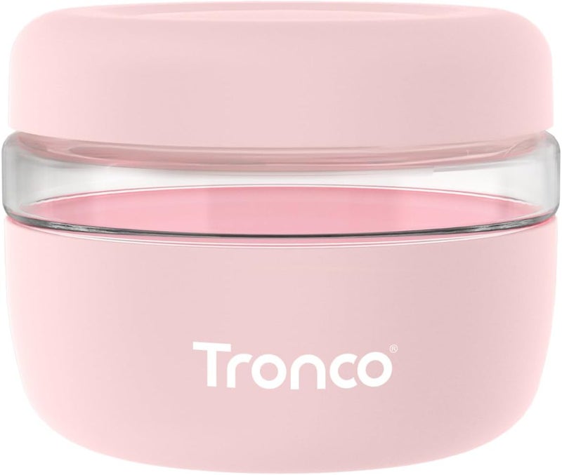 tronco 16 oz Glass Food Storage Containers with Lids, Airtight, Leak & Spill Proof Glass Lunch Bowls for Meal Prep, Salad, Yogurt, Soup & Stew, Microwave & Dishwasher Safe, BPA-Free, Set of 1 - Image 1