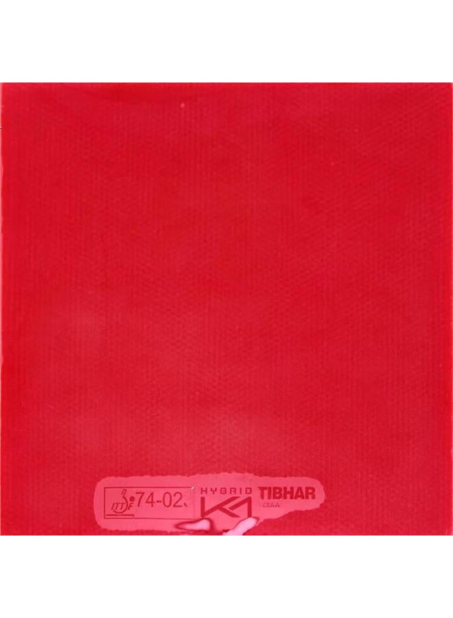 Tibhar Hybrid Blue K1 Plus Table Tennis Rubber Red Max - Image 2