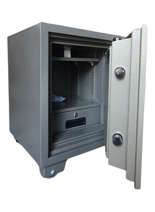 LOTFY GROUP Fireproof Safe Box - With an Adjustable Shelf, Digital Keypad and Dual Locks Besides an Internal Lockable Drawer  (H60 x W46 x D49 CM, 100KG) - Image 2