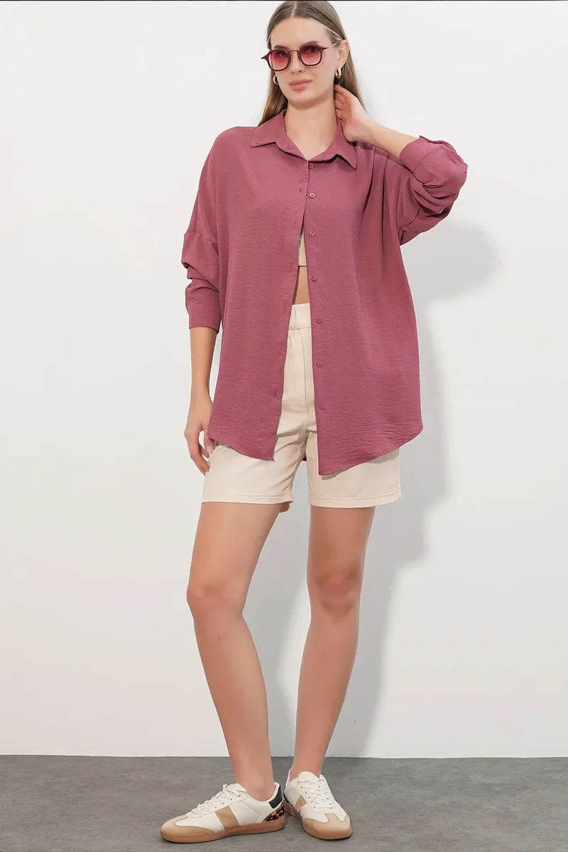 بيغ دارت BDART Women's Oversized Long Shirt