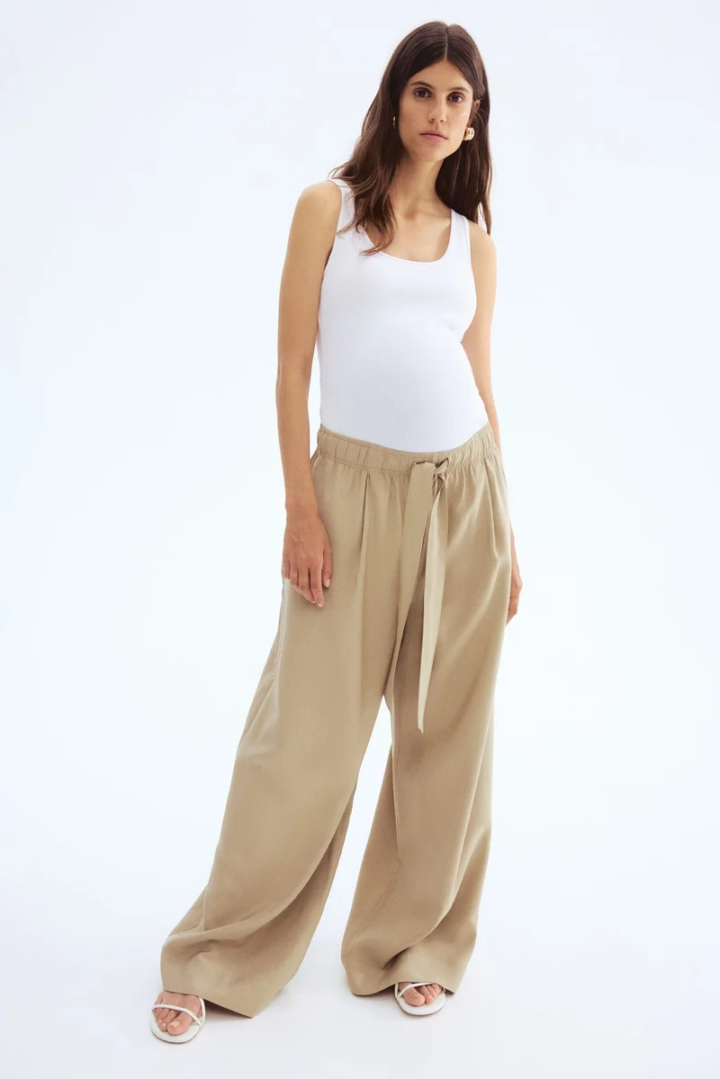 H&M MAMA 2-pack cotton vest tops