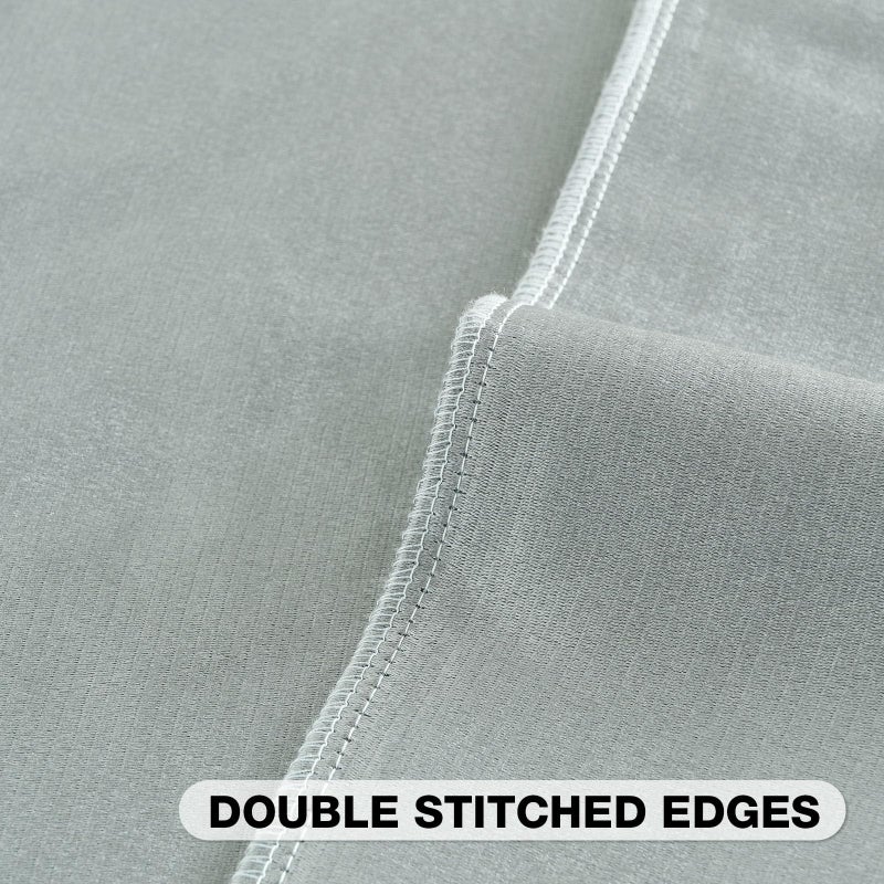 FUTEI Grey Blue Chenille Decorative Throw Pillow Covers 18x18 Inch Set of 2,Soft Crushed Striped Texture Cushion Case,Modern Home Decor for Couch Bed Living Room - Image 4