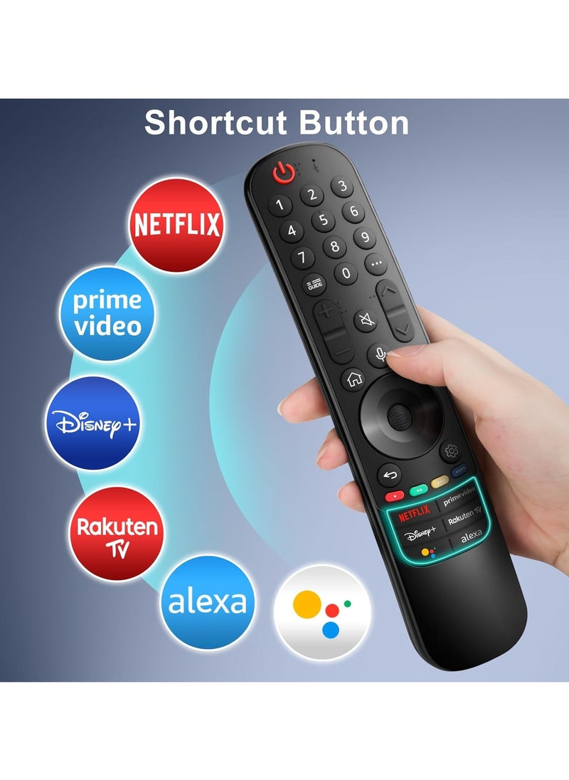 SNW - Replacement for LG-Magic-Remote-Control,Universal for LG Smart TV,MR21GA MR22GA MR23GA AKB76039901,with Pointer and Voice Function - Image 1