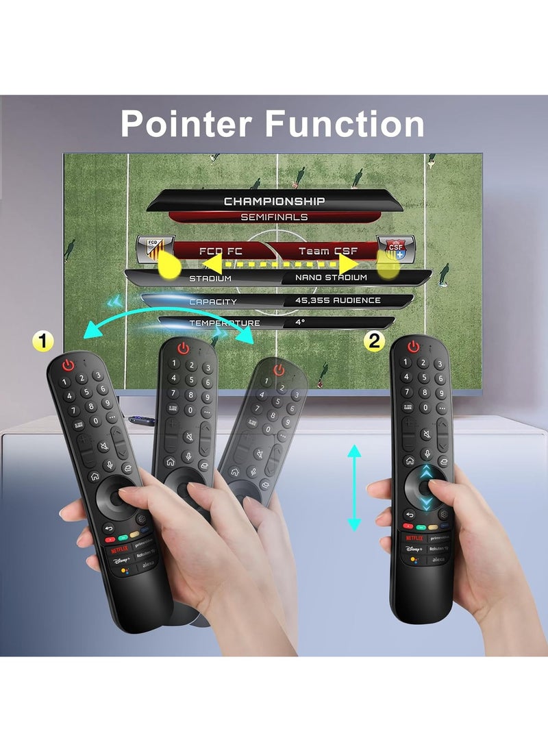 SNW - Replacement for LG-Magic-Remote-Control,Universal for LG Smart TV,MR21GA MR22GA MR23GA AKB76039901,with Pointer and Voice Function - Image 1
