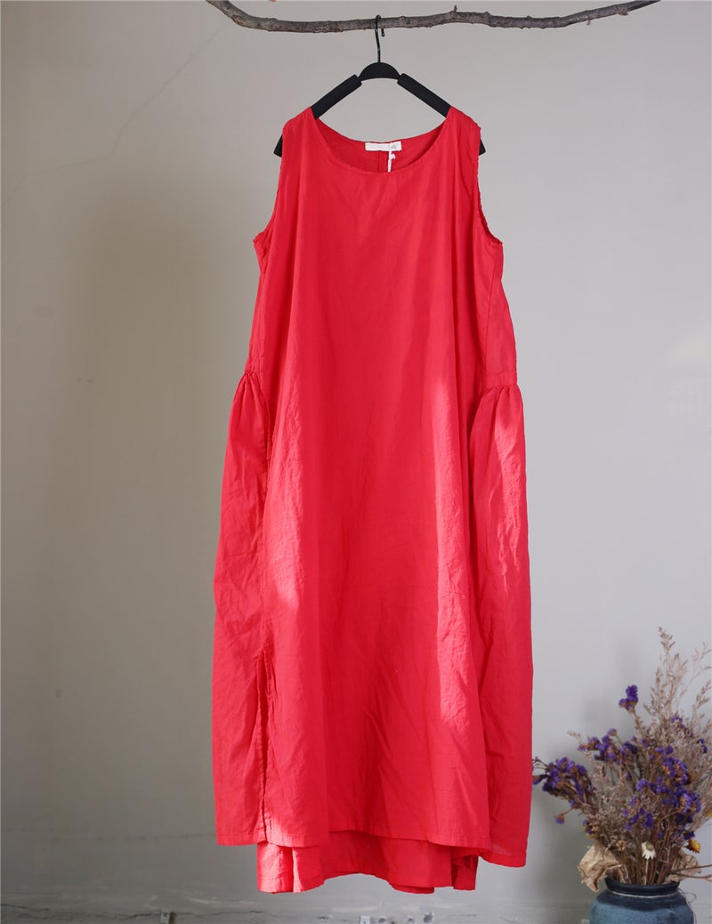 Summer Sleeveless Double-Layer Back Waist Pleated Drawstring Lace Loose dress Robe Womens Slim Look Fashionable Elegant ink black  - Image 2