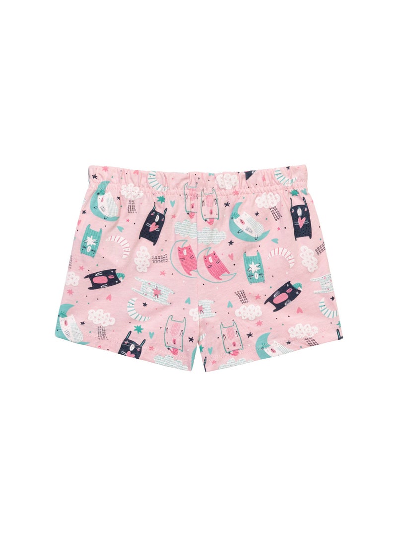 مينوتي طقم بيجامة للبنات بطبعة ونطاق خصر مطاطي - Image 5