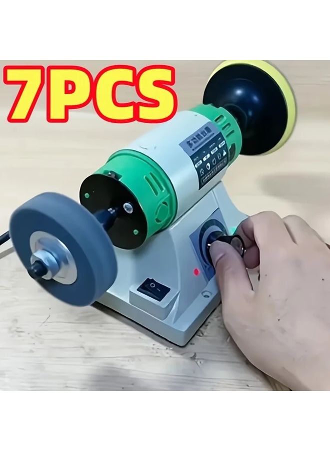 7PCS 3 Inch Fiber Polishing Wheels For Bench Grinder Metal Surface Finishing - Image 2