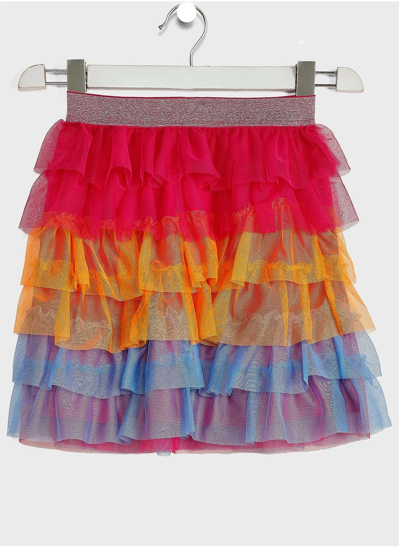 ONLY Kids Floral Print Skirt