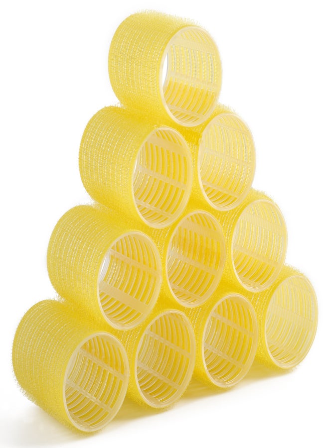 آيسيلي بكرات شعر ذاتية الإمساك لصالونات تصفيف الشعر وأدوات تجعيد الشعر DIY - عبوة من 10 قطع - Image 3