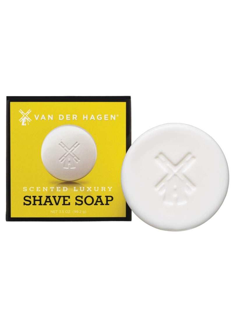 Van der Hagen - Van Der Hagen Mens Luxury Scented Shave Soap Pack of 1 - Image 1