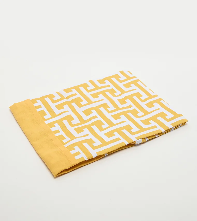 Sur La Table Patterned Apron 60x69cm White/Gold