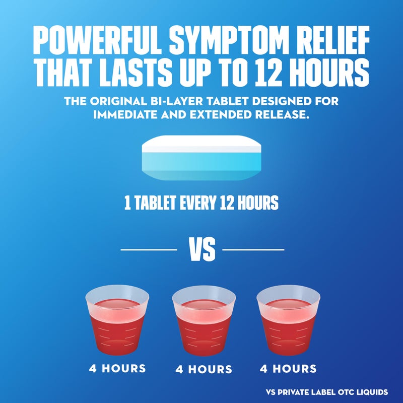 Mucinex 12 Hour Maximum Strength 1200 mg Guaifenesin Extended-Release Tablets for Excess Mucus Relief, Expectorant Aids Excess Mucus Removal, Chest Congestion Relief, 28 Tablets - Image 4