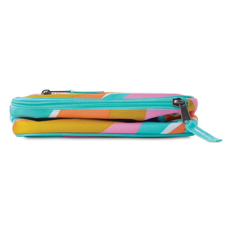 Packit Freezable Classic Lunch Box, Retro Wave, Built With Ecofreeze Technology, Fully Freezable, Collapsible, Reusable, With Zip Front Pocket And Buckle Handle, Designed For Fresh Lunch On The Go - Image 4