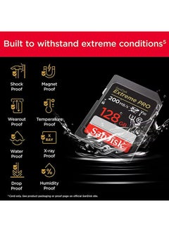 128GB Extreme PRO SDXC card + RescuePRO Deluxe, up to 200MB/s, UHS I, Class 10, U3, V30 SDSDXXD 128G GN4IN 128 GB - pzsku/ZCFE79EC7CCC8C6826F0DZ/45/_/1740378444/7aada77b-5fa4-4914-a073-8d143901da32