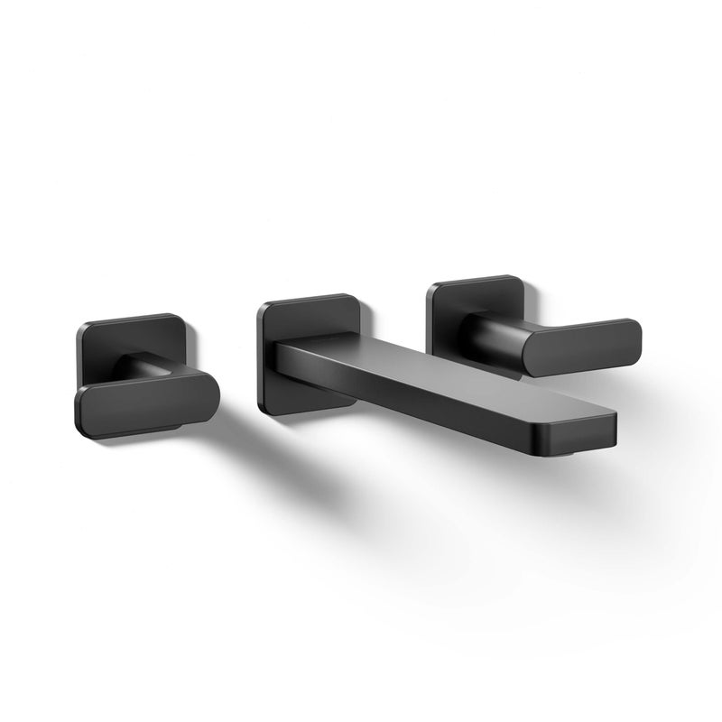 Kohler صنبور حوض الحمام المثبت على الحائط KOHLER T271204BL باللون الأسود غير اللامع