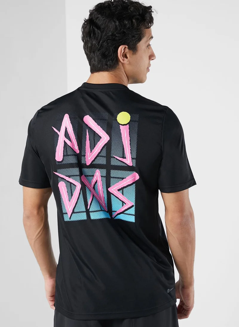 Adidas Court Graphic T-Shirt