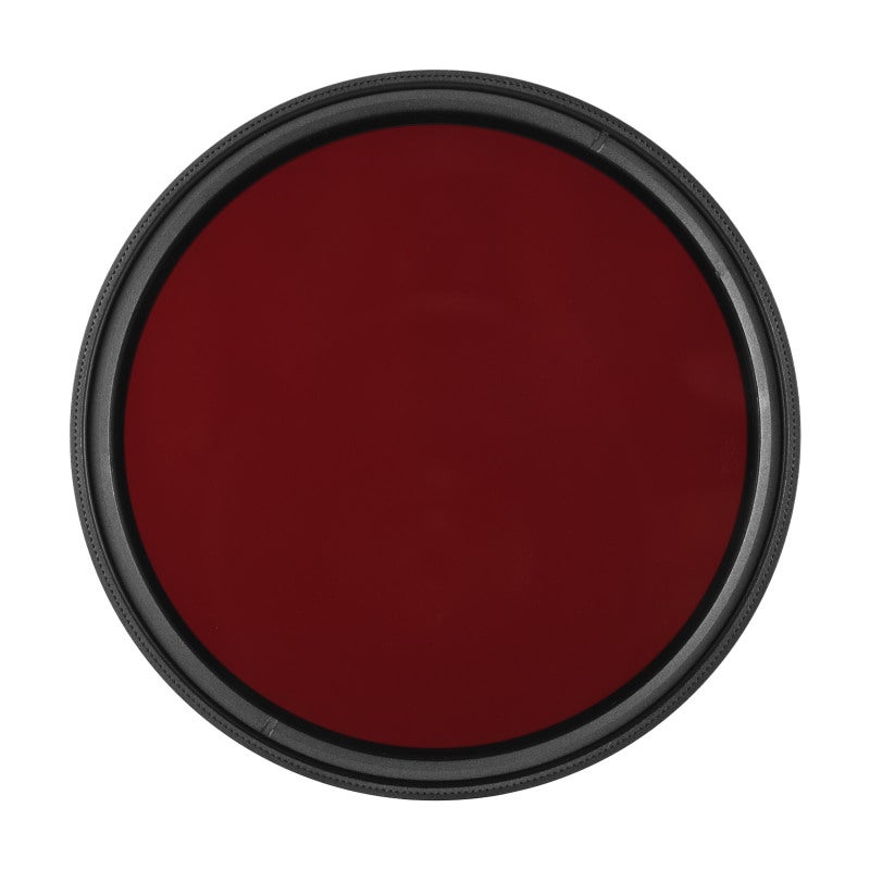 Fotga IR Filter Aluminum Alloy Frame 530nm To 750nm Adjustable Wavelength Optical Glass Infrared Photography Filter - Rotating Outer Ring Threaded Design Camera Lens Filter for CCD CMOS Video Cameras - Image 2