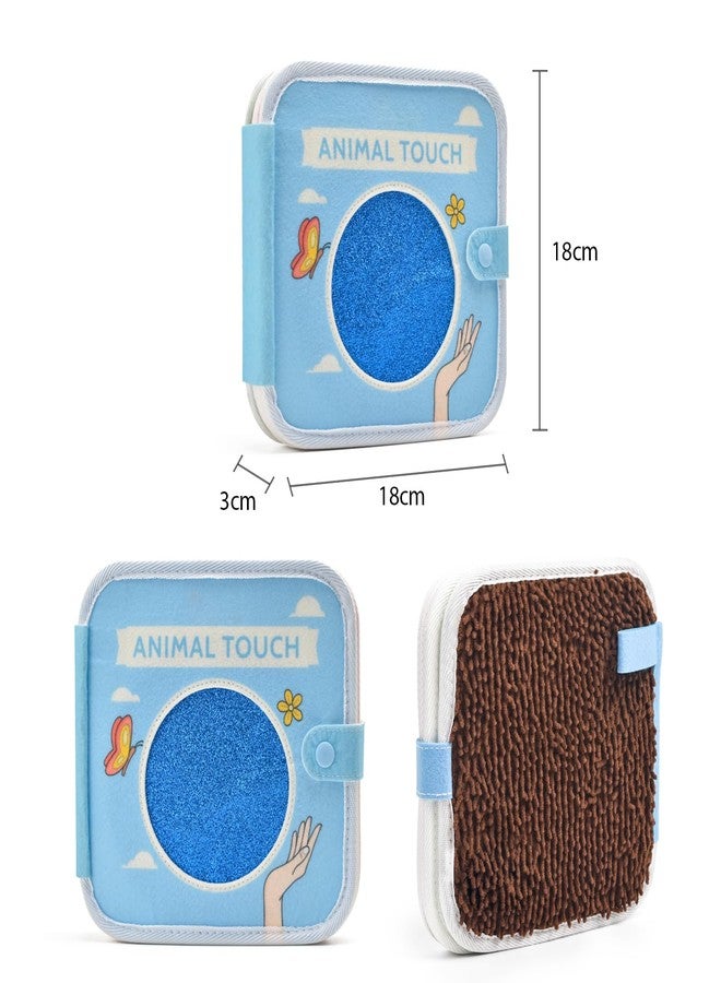 Qustikuri Animal Touch Book Textured Sensory Toy Felt Sensory Book for Autistic Children Disorder Toys Autism Sensory Products Tactile for Learning, Stimulation & Play - Image 5