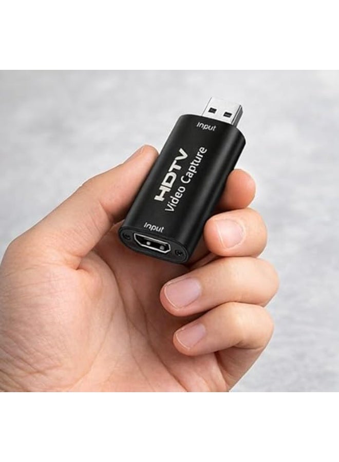 كارت التقاط فيديو HDMI إلى USB 2.0 | إدخال 4K وإخراج 1080P للبث المباشر وتسجيل الألعاب متوافق مع OBS - Image 5
