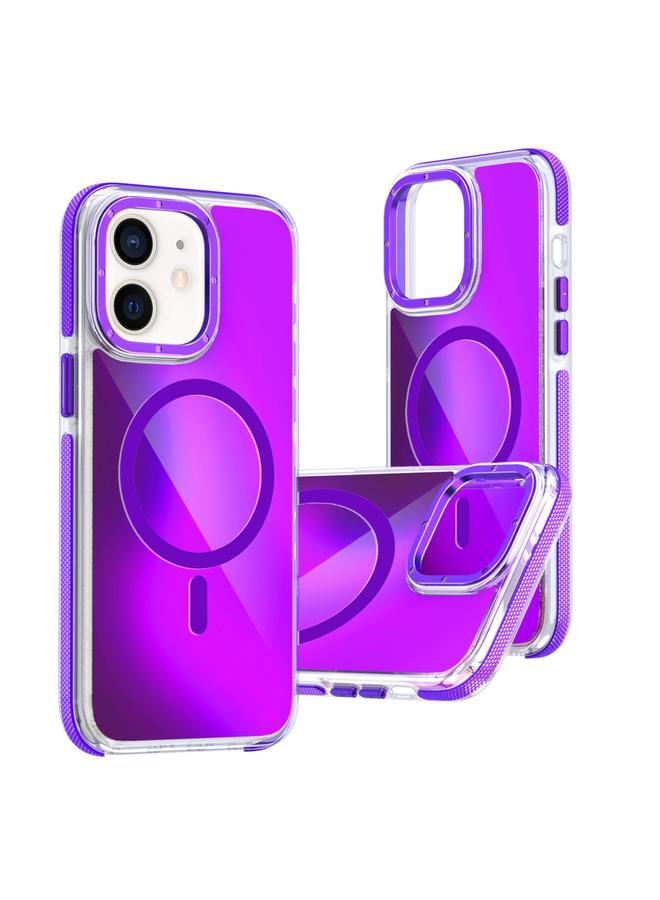 Zaboon Case For iPhone 11 Dual-Color Gradient Discolor MagSafe Phone Case - Image 1