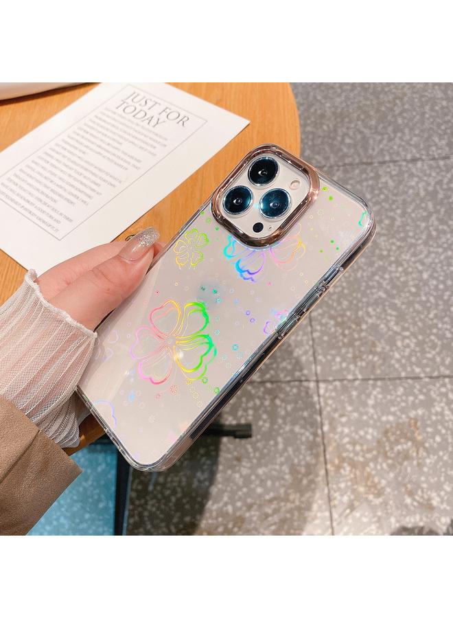 إيروريكس جراب لهاتف iPhone 12 / 12 Pro، جراب هاتف مقاوم للصدمات مطلي بالليزر الملون - Image 2