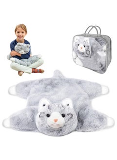 Weighted Lap Cat For Kids | Calming & Comforting | Weighted Lap Animal | Cat | Sensory Weighted Animals | Weighted Lap Blanket For Sensory Disorder | Carrying Bag Included | 5 Lbs