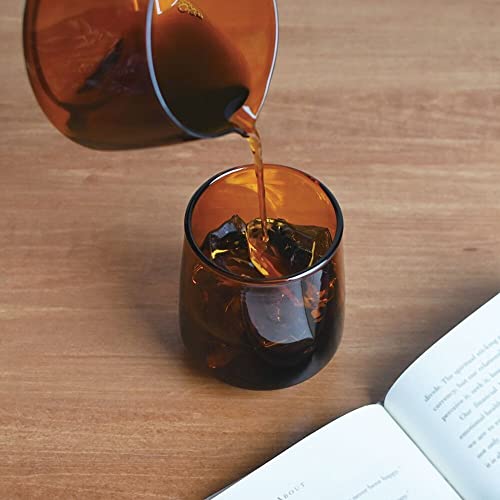 KINTO 21747 SEPIA Tumbler, 12.5 fl oz (370 ml), Amber, Heat-resistant Glass, Microwave and Dishwasher Safe - Image 3