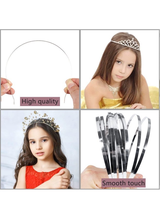 DealEachDay 24 Pieces Smooth Metal Headbands Blank Metal Headbands Diy Craft Wire Frame Hairband For Women Hair Accessory - Image 5