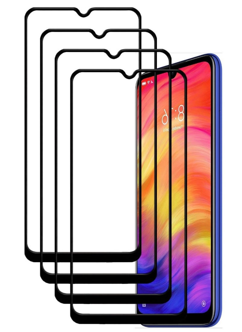 ACLIX 4 Pieces Antistatic ESD Dustproof Premium Quality High Definition Tempered Glass Screen Protector Designed For Xiaomi Redmi Note 7 - Image 1